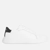 Calvin Klein Men's Leather Low Top Trainers - White/Black - Image 1