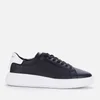 Calvin Klein Men's Leather Low Top Trainers - Black/White - Image 1