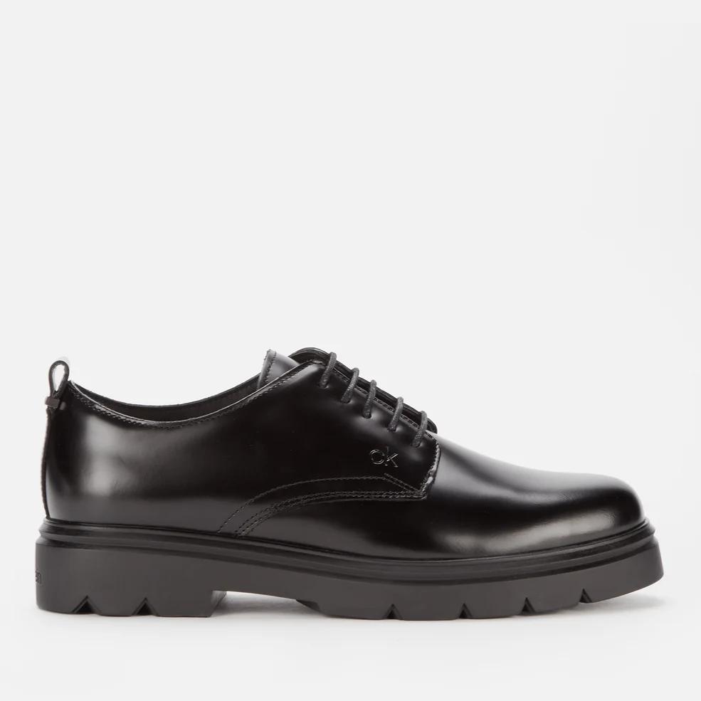 Calvin Klein Men's Leather Derby Shoes - Black Image 1