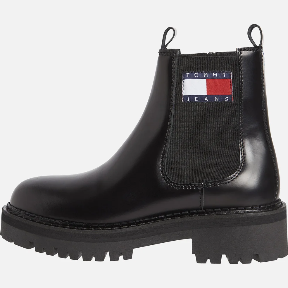 Tommy Jeans Women's Urban Leather Chelsea Boots - Black Image 1