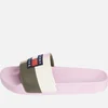 Tommy Jeans Women's Flag Corduroy Pool Slide Sandals - Matte Pink - Image 1