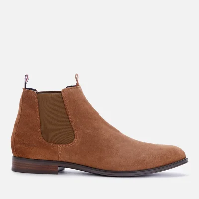 Tommy Hilfiger Men's Casual Suede Chelsea Boots - Timber