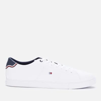 Tommy Hilfiger Men's Essential Leather Low Top Trainers - White