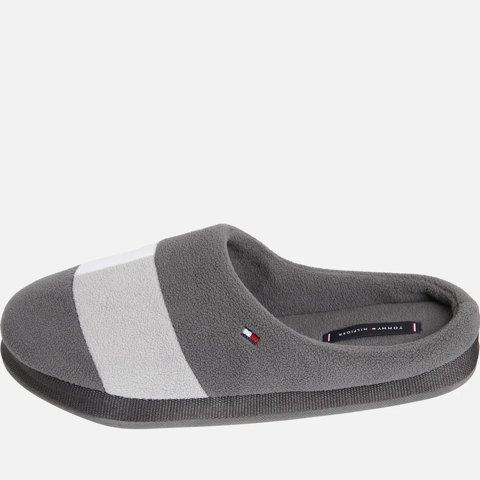 Tommy Hilfiger Men's Flag Sustainable Home Slippers - Dark Ash Image 1