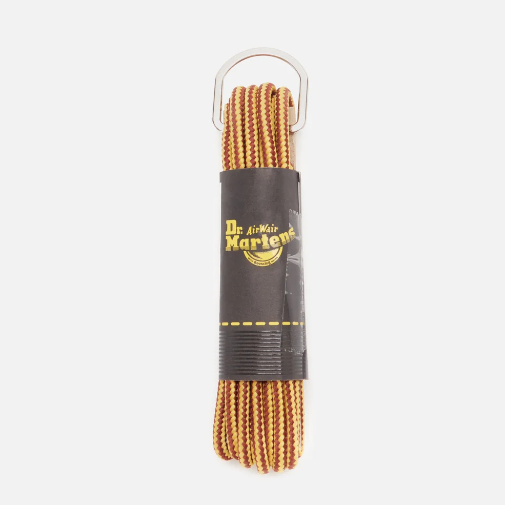Dr. Martens 140Cm (8-10 Eye) Round Laces - Brown/Yellow Image 1