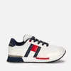 Tommy Hilfiger Boys' Low Cut Lace-Up Sneaker - White/B White/Blue - Image 1