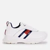 Tommy Hilfiger Girls' Low Cut Lace-Up Sneaker White White - Image 1