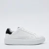 KARL LAGERFELD Women's Maxi Cup Leather Flatform Trainers - White - Image 1