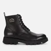 KARL LAGERFELD Men's Terra Firma Leather Lace Up Boots - Black - Image 1