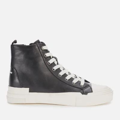 Ash Women's Ghibly Bis Leather Hi-Top Trainers - Black