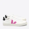 Veja Women's Campo Chrome Free Leather Trainers - Extra White/Ultraviolet/Black - Image 1