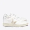 Veja Women's V10 Leather Trainers - Extra White/Platine/Silver - Image 1