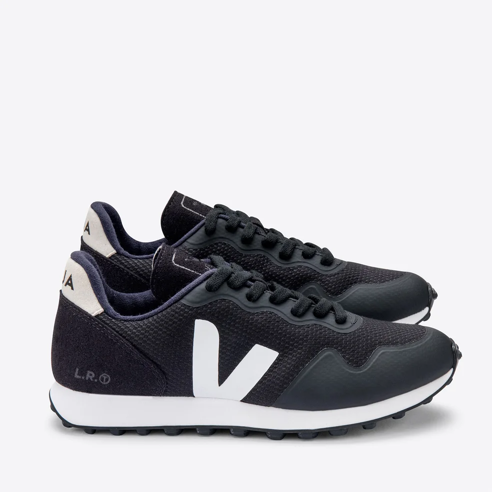 Veja Women's SDU Running Style Trainers - Black/White/Natural Image 1