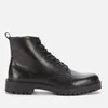 Walk London Men's Cole Leather Lace Up Boots - Black - Image 1