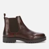 Walk London Men's Sean Leather Chelsea Boots - Brown - Image 1