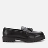 Walk London Men's Sean Leather Tassel Loafers - Black - Image 1