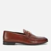 Walk London Men's Terry Trim Leather Loafers - Brown - Image 1