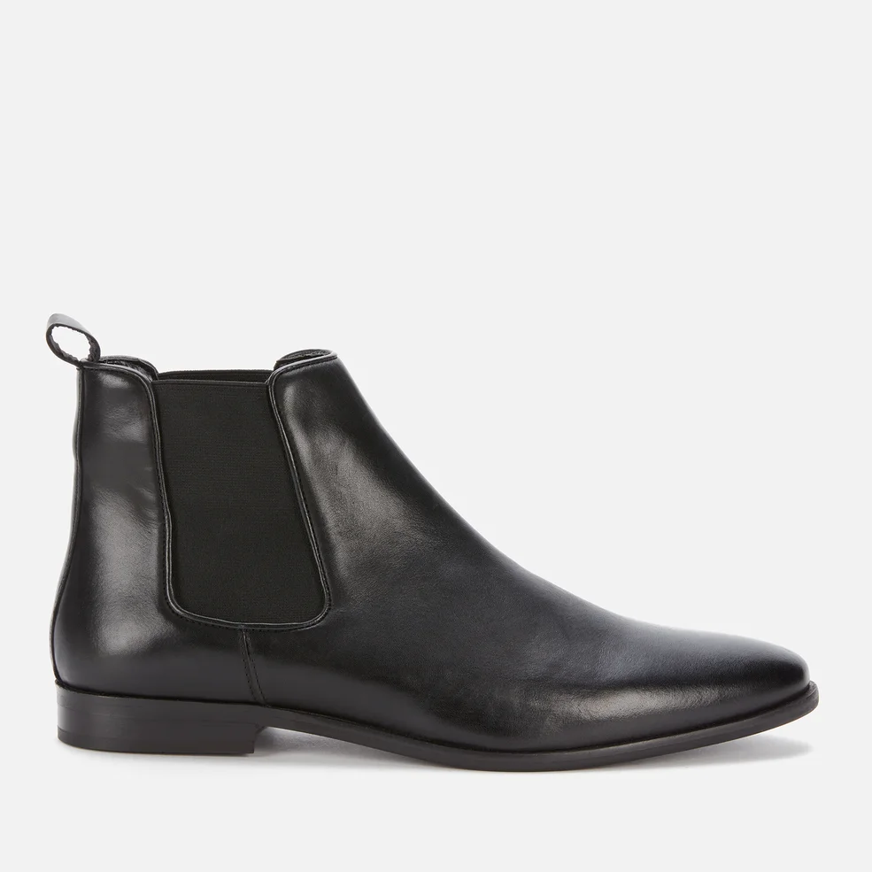 Walk London Men's Alfie Leather Chelsea Boots - Black Image 1