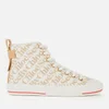 See by Chloé Women's Aryana Canvas Hi-Top Trainers - Logo SBC White - Image 1