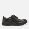 Clarks Branch Lace Youth School Shoes - Black Leather - Image 1
