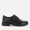 Clarks Dempster Lace Youth School Shoes - Black Leather - Image 1