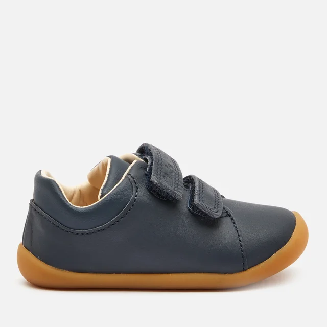 Clarks Toddlers Roamer Craft Shoes - Navy Leather
