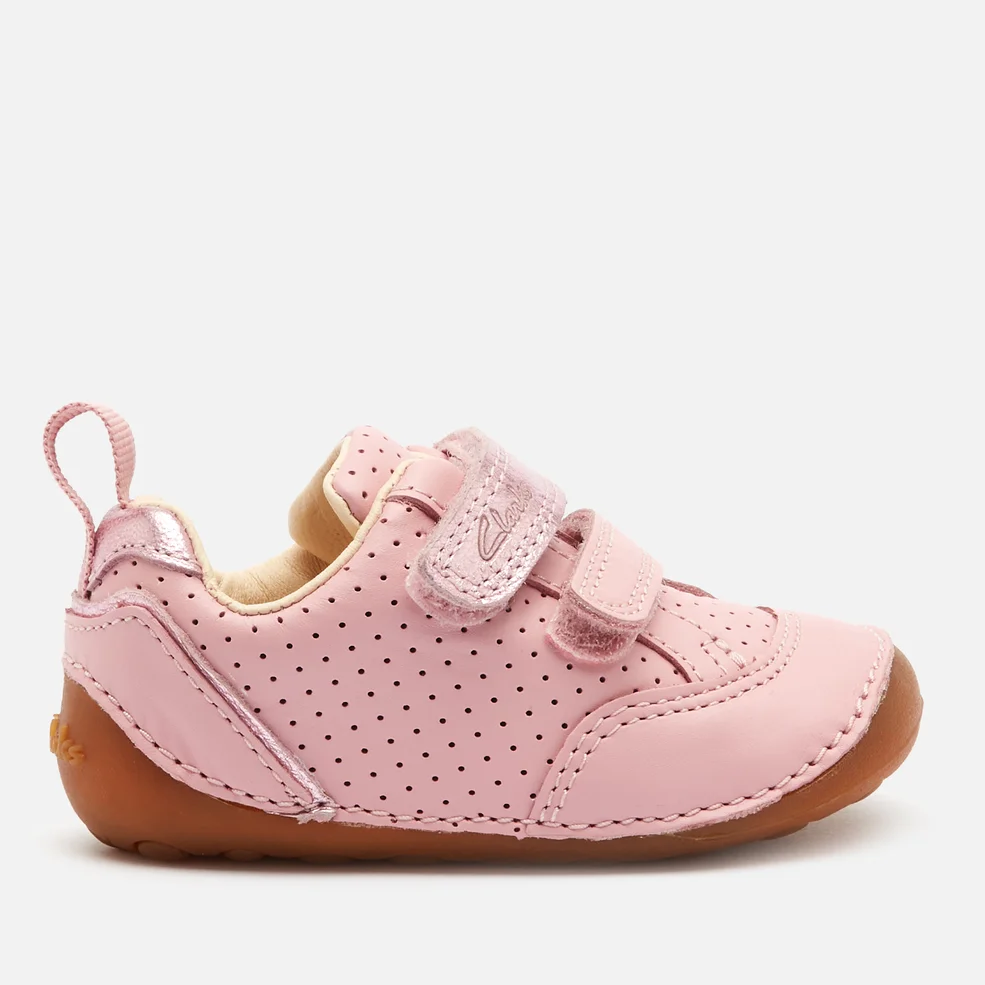 Clarks Toddlers' Tiny Sky Trainers - Light Pink Image 1