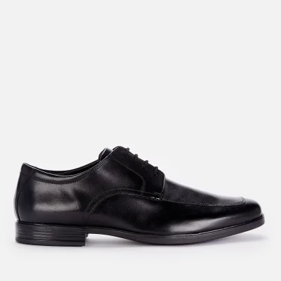Clarks Men's Howard Apron Leather Derby Shoes - Black