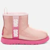UGG Kids' Classic Clear Mini II Waterproof Boots - Pink Combo - Image 1