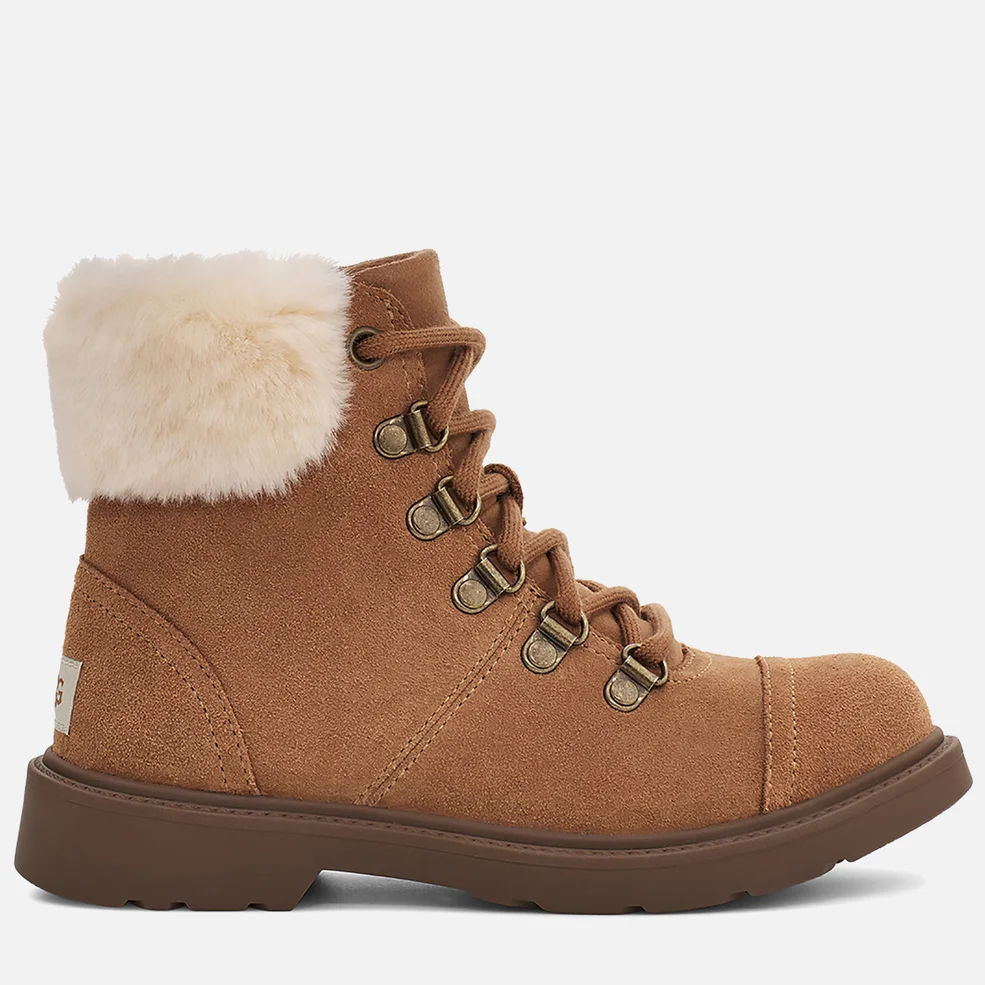 UGG Kids' Azell Hiker All Weather Boots - Chestnut Image 1