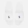 Polo Ralph Lauren Men's Slide Sandals - White/Navy PP - Image 1