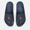 Polo Ralph Lauren Men's Slide Sandals - Navy/Red PP - Image 1