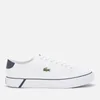 Lacoste Men's Gripshot Bl21 1 Leather Vulcanised Trainers - White/Navy - Image 1