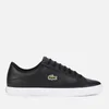 Lacoste Men's Lerond Bl21 1 Leather Vulcanised Trainers - Black/White - Image 1