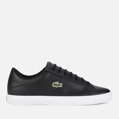 Lacoste Men's Lerond Bl21 1 Leather Vulcanised Trainers - Black/White