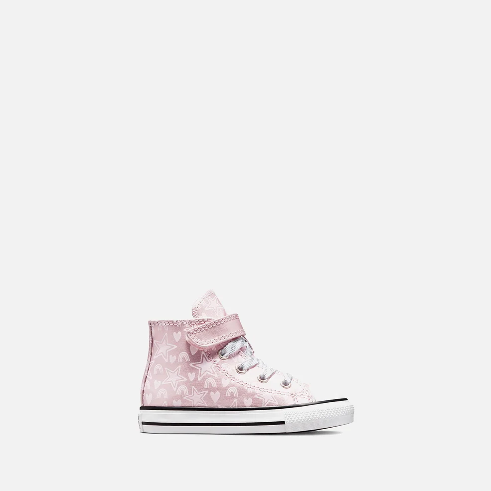 Converse Toddlers' Chuck Taylor All Star 1V Trainers - Pink Foam/Egret/White Image 1