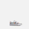 Converse Toddlers' Chuck Taylor Explorer Print All Star 2V Trainers - White Midnight Navy - Image 1
