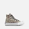 Converse Kids' Chuck Taylor All Star Eva Lift High Top Trainers - Driftwood/Black/White - Image 1