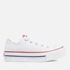 Converse Kids' Chuck Taylor All Star Eva Lift Ox Trainers - White - Image 1
