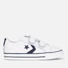 Converse Toddlers' Star Player V2 Trainer - White/Navy - Image 1