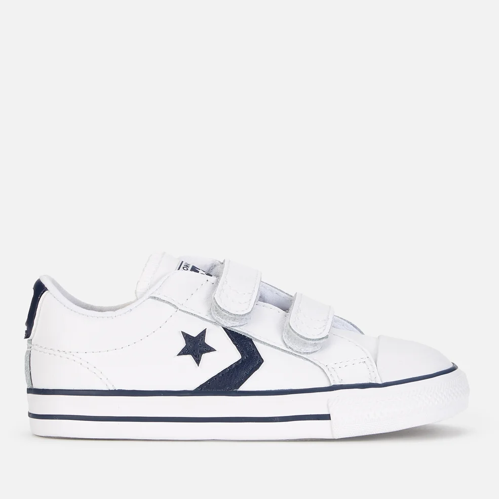 Converse Toddlers' Star Player V2 Trainer - White/Navy Image 1