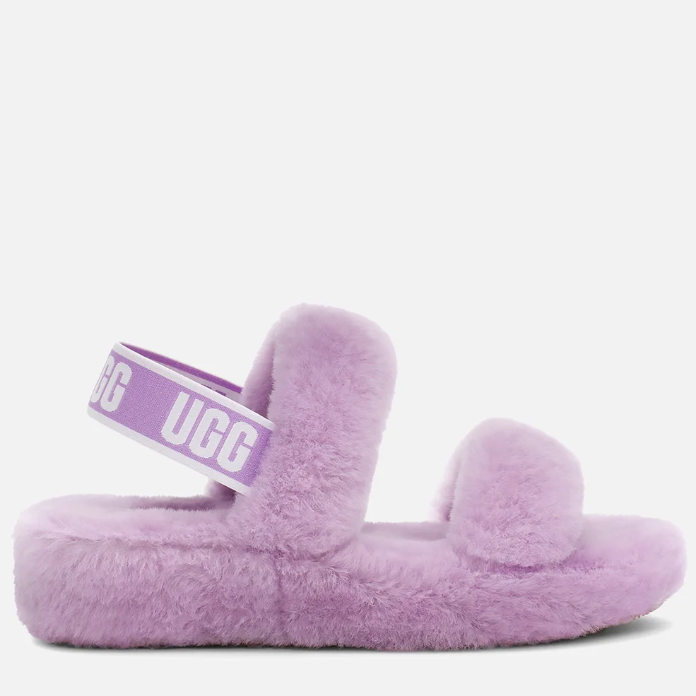UGG Women's Oh Yeah Sheepskin Slippers - Lilac Bloom Image 1