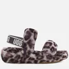 UGG Women's Oh Yeah Panther Print Sheepskin Slippers - Stormy Grey - Image 1