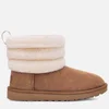 UGG Women's Fluff Mini Quilted Sheepskin Boots - Chestnut - Image 1