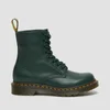 Dr. Martens Women's 1460 Pascal Virginia Leather 8-Eye Boots - Pine Green - Image 1