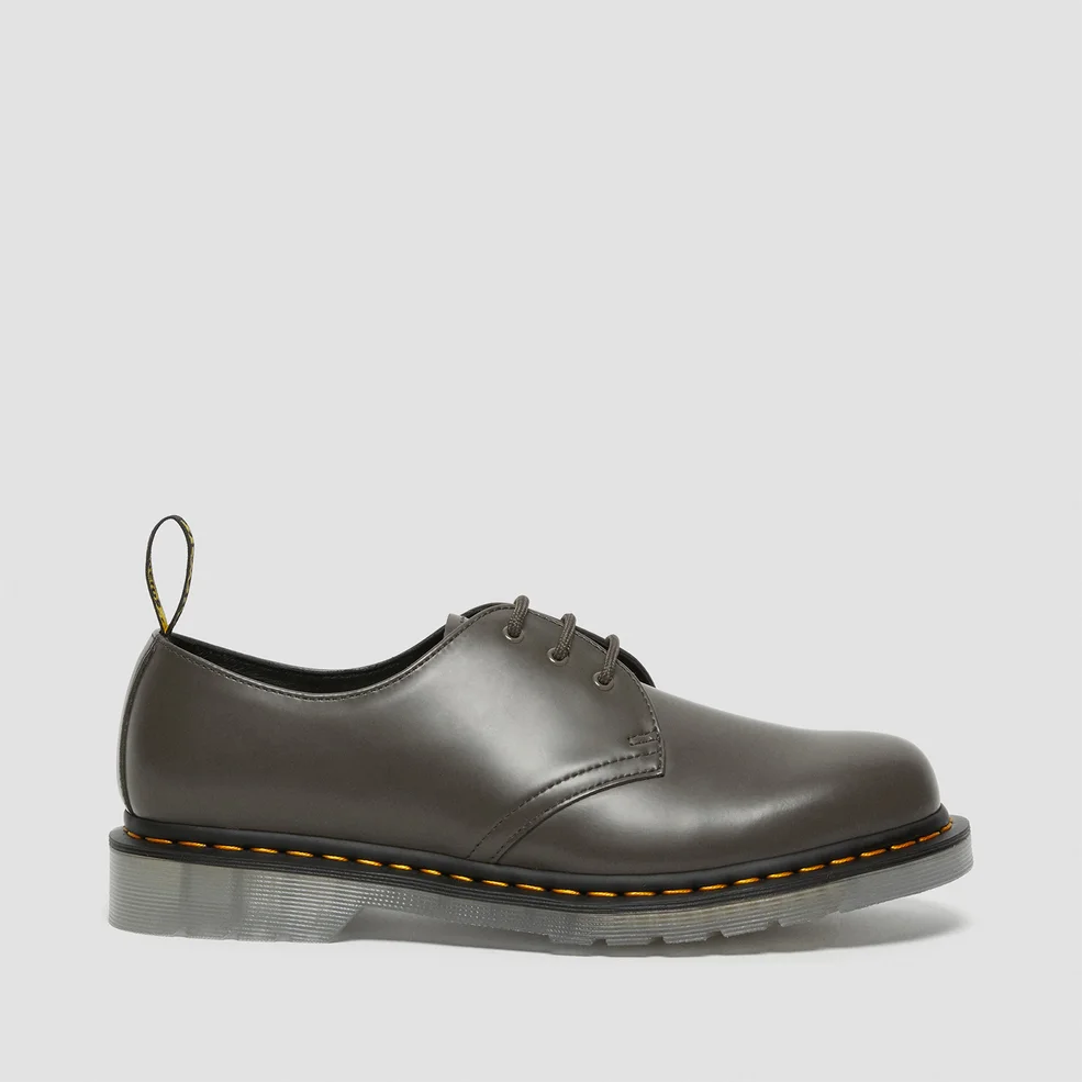 Dr. Martens Men's 1461 Iced Smooth Leather 3-Eye Shoes - Khaki Grey Image 1