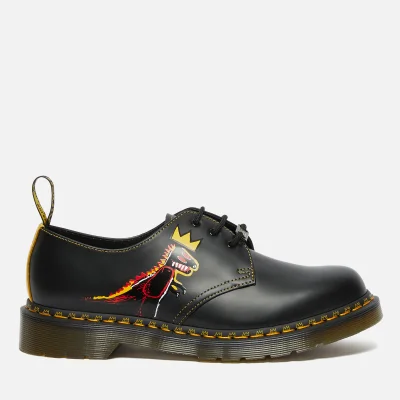 Dr. Martens X Basquiat 1461 Leather 3 Eye Shoes - Black
