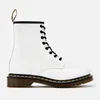 Dr. Martens Women's 1460 Patent Lamper 8-Eye Boots - White - Image 1