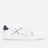 PS Paul Smith Men's Rex Leather Cupsole Trainers - White/Multi Abstract - Image 1