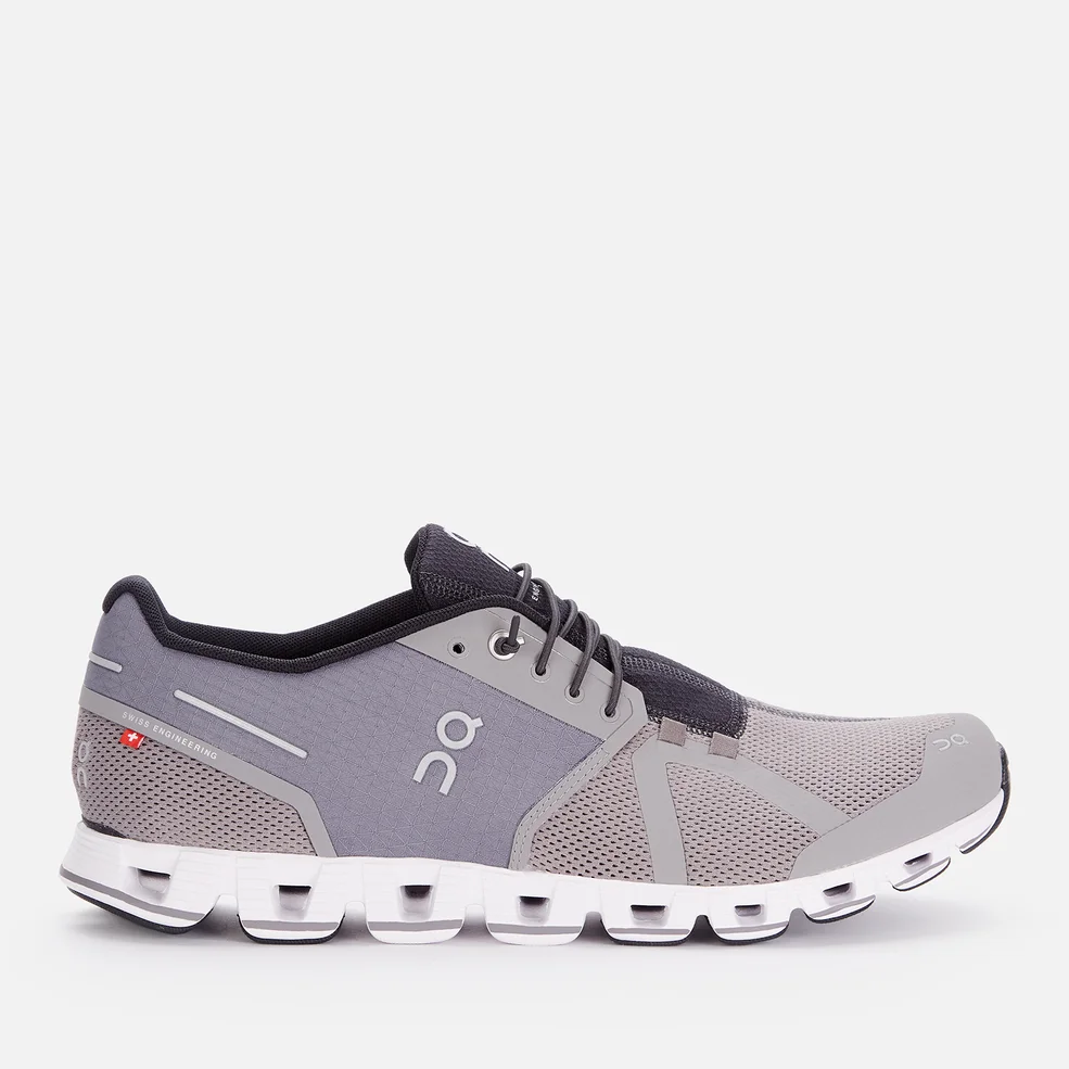 ON Men's Cloud Running Trainers - Zinc/White Image 1